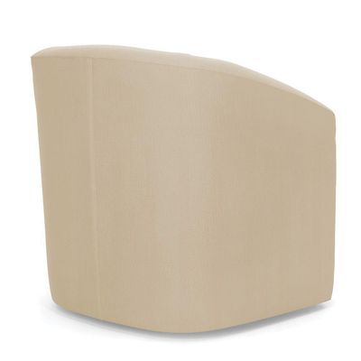 Poltrona Stella Max Suede Base Giratória - D'rossi Cor Bege