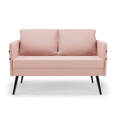 Kit 01 Namoradeira 02 Lugares E 02 Poltronas De Ferro Rose