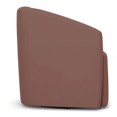 Poltrona Stella Max Veludo Base Giratória - D'rossi Cor Rose