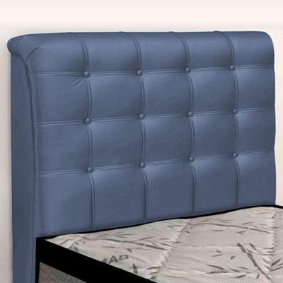 Cabeceira Cama Box Solteiro Ciara 90cm Botonê Com Frame Linho Azul