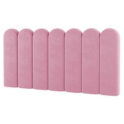 Painel Cabeceira Cama Box Casal Lana 140cm Suede Rosa - Desk Design
