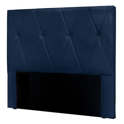 Cabeceira King 1,95m ávila Suede Azul Marinho - Pallazio