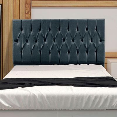Cabeceira King 1,95m Madrid Suede - Pallazio Cor Azul Marinho