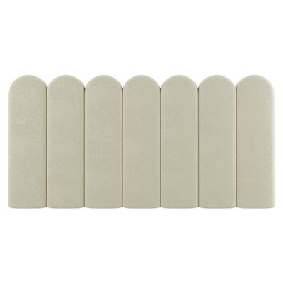Painel Cabeceira Cama Box Casal Queen Size Lana 160cm Sintético Bege - Desk Design