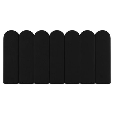 Painel Cabeceira Cama Box Solteiro Lana 90cm Sintético Preto - Desk Design