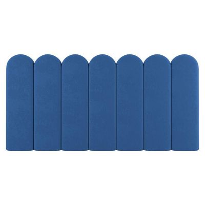 Painel Cabeceira Cama Box Solteiro Lana 90cm Suede Azul - Desk Design