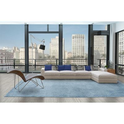 Tapete Para Sala Relex N Azul 3,00x4,00 São Carlos