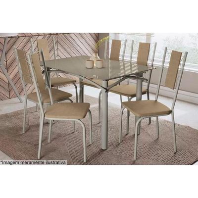 Base De Mesa P/ Cozinha Elba M004 S/ Tampo Níquel - Kappesberg