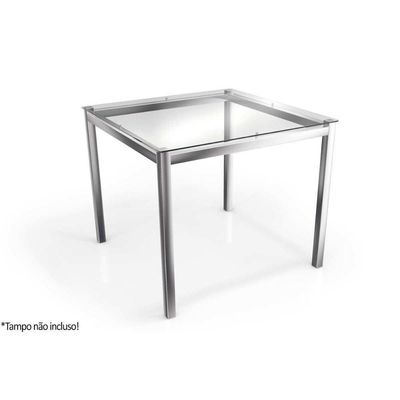 Base De Mesa P/ Cozinha Reno M002 S/ Tampo Polipropileno Preto - Kappesberg