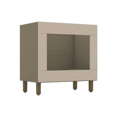 Gabinete De Cozinha Modulado Balcão Connect P/ Forno Embutir Duna/cristal - Henn