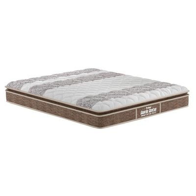 Colchão King Ortopédico D33 - Ep Guarda Costas Plus Pillow Top Brown (193x203x28) - Probel