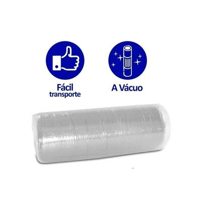 Colchão King Espuma D45 A Vácuo De Night And Day Gray Bed In Bag 020 (193x203x20) - Probel