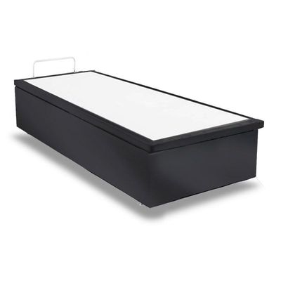 Cama Box Baú Queen Universal Suede Gray (158x198x35) - Ortobom