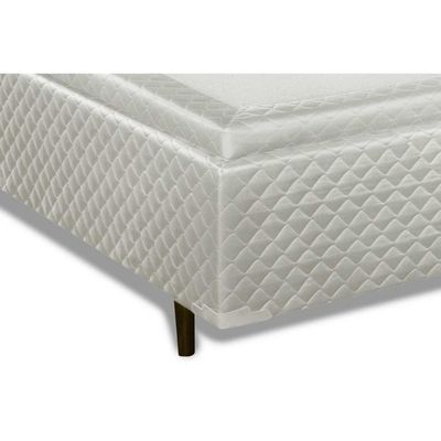 Cama Box Baú Universal Queen Mh1439 Bordado White (158x198x35) - Herval