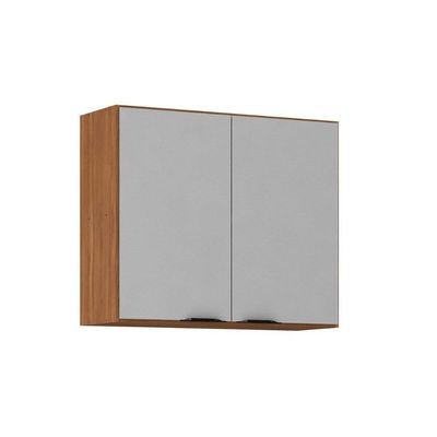 Armário De Cozinha Modulado Aéreo Firenze 2 Portas 80cm Amendola/nude Prime Tx - Demóbile