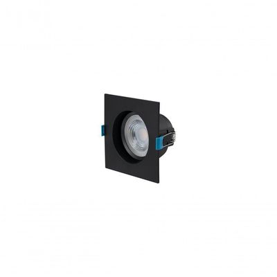Embutido Easy Par20 Evo 7w Recuado Direcionavel Preto Com Led Integrado