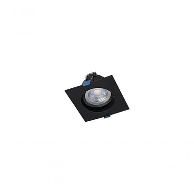 Embutido Easy Par20 Evo 7w Recuado Direcionavel Preto Com Led Integrado