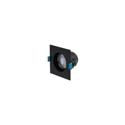 Embutido Easy Mr16 Evo 4,5w Recuado Direcionavel Preto Com Led Integrado