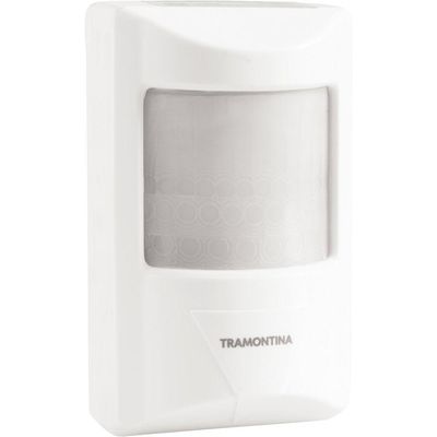 Sensor De Presença 180° Articulado Frontal Tramontina Bivolt Com Fotocélula Branco Tramontina