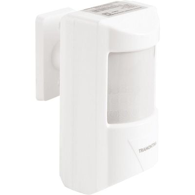 Sensor De Presença 180° Articulado Frontal Tramontina Bivolt Com Fotocélula Branco Tramontina