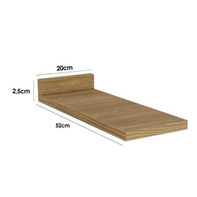 Tampo De Cozinha Modulado P/ Balcão E616 20cm Nogueira - Kappesberg