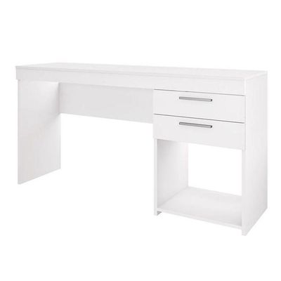 Mesa Home Office 51015 2 Gavetas Notável Branco