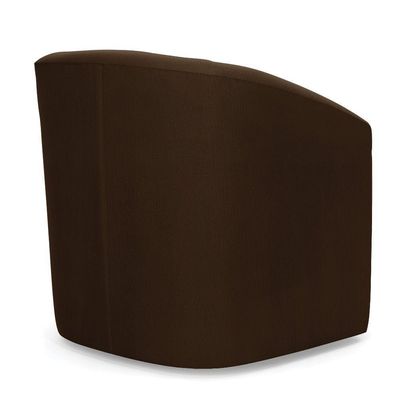 Poltrona Stella Max Suede Base Giratória - D'rossi Cor Marrom