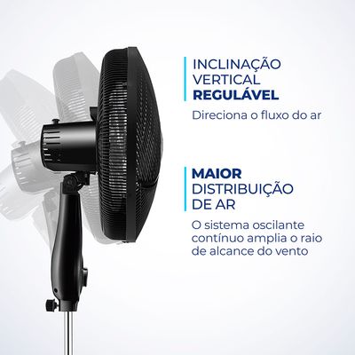 Ventilador de Coluna Mondial 6 Pás Super Power VSP40CB - 40cm 127V UNICA