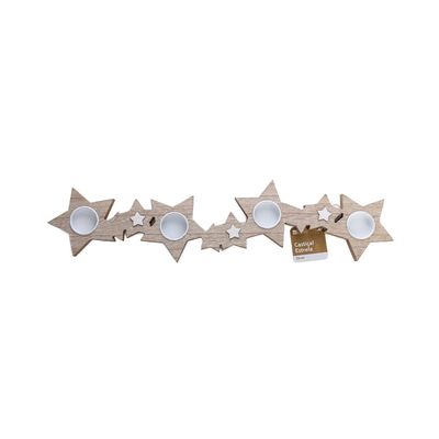 Castiçal Vertical de Estrelas Le 53cm UNICA