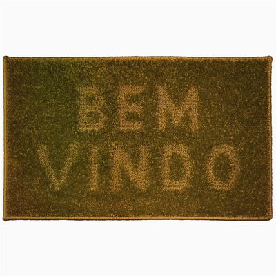 Tapete J.Serrano Bem vindo Realce 50x80cm Caramelo