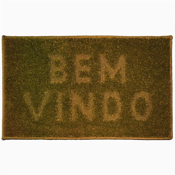 Tapete J.Serrano Bem vindo Realce 50x80cm Caramelo