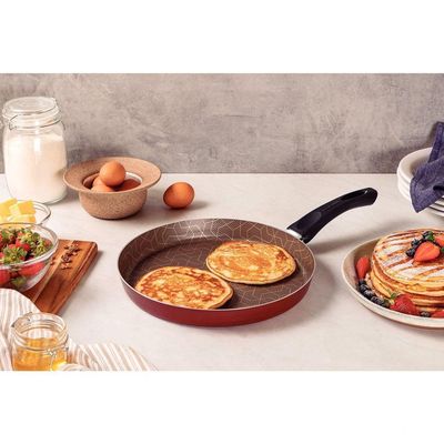 Panquequeira Tramontina Paris Revestimento Antiaderente Starflon Max Vermelho 28 Cm 1,8 L Tramontina