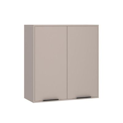Armário Aéreo 80cm 2 Portas 1 Prateleira Stylo Luciane Móveis Cinammon