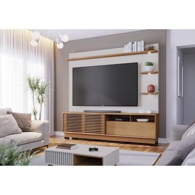 Home Para Tv 70 Polegadas Clint Freijo Off-white Matte