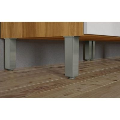 Paneleiro 4 Portas 1 Gaveta 70cm Nesher Freijó Com Branco
