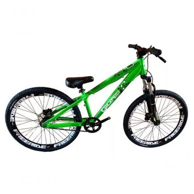 Bicicleta Gios Frx Evo Aro 26 Freeride Freio Disco Hidráulico Verde Neon