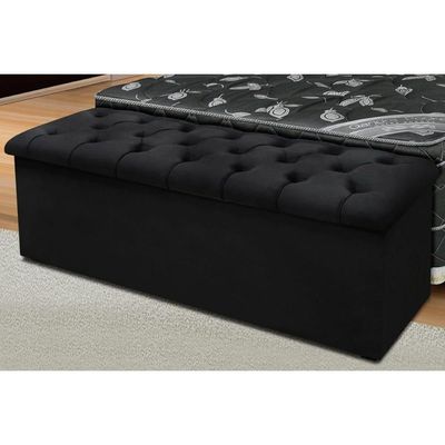 Recamier De Quarto Casal Lotus Suede Marrom Simbal