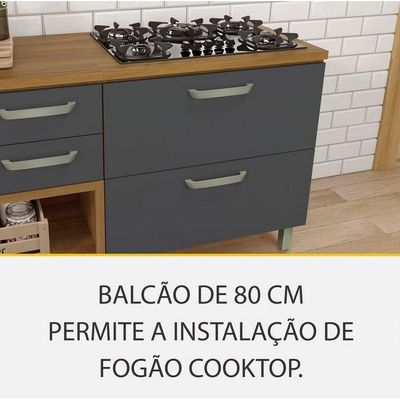 Cozinha 5 Peças 2 Paneleiros Princesa 100% MDF Nesher