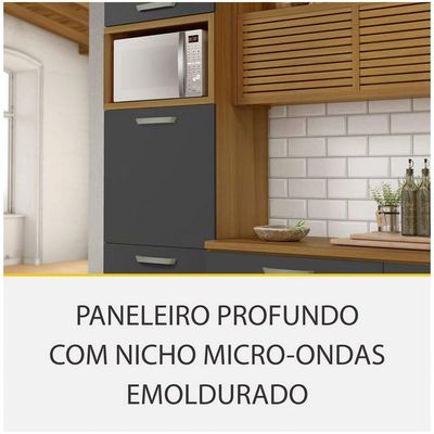 Cozinha 4 Peças Paneleiro Princesa 100% MDF Nesher