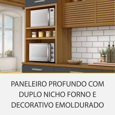 Cozinha 5 Peças 2 Paneleiros Princesa 100% MDF Nesher