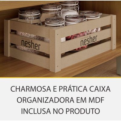 Cozinha 5 Peças 2 Paneleiros Princesa 100% MDF Nesher