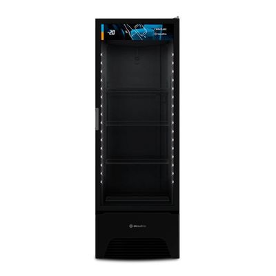 Cervejeira Expositor Vertical 127v Porta De Vidro Vn50ah Optima All Black 497 Litros 127v