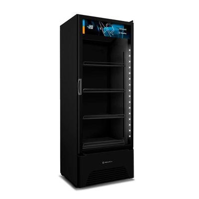 Cervejeira Expositor Vertical 127v Porta De Vidro Vn50ah Optima All Black 497 Litros 127v