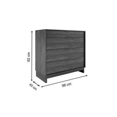 Cômoda Casal 1111 C- 4 Gavetas Freijo - Carraro