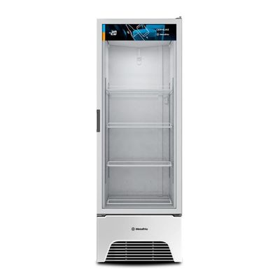 Cervejeira Expositor Vertical 127v Porta De Vidro 497 Litros Vn50ah Optima Branca - Metalfrio 127v