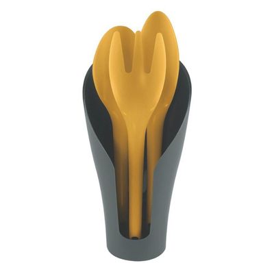Jogo Para Jardinagem Cocoon Com Peças Plásticas Amarelas Com Contenedor Grafite 4 Peças