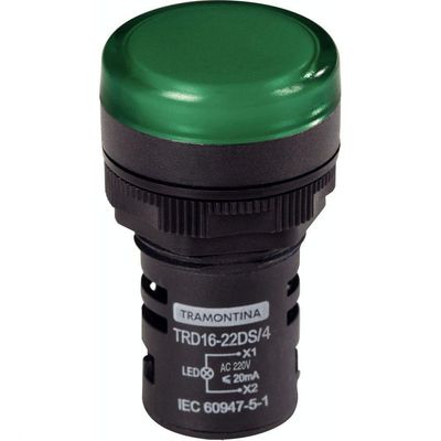 Sinalizador Tramontina Trd16-22ds/4 220 V Verde Tramontina