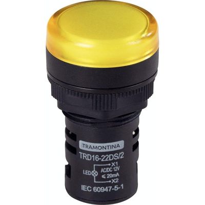 Sinalizador Tramontina Trd16-22ds/2 12 V Amarelo Tramontina