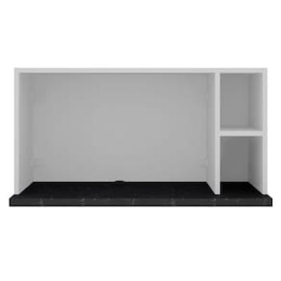 Armário para Micro-ondas Bartira Rubi com Nicho - 42,5x80,1x45cm Branco