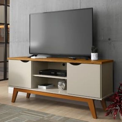 Rack Patrimar Marselha para TV de até 46" Bege